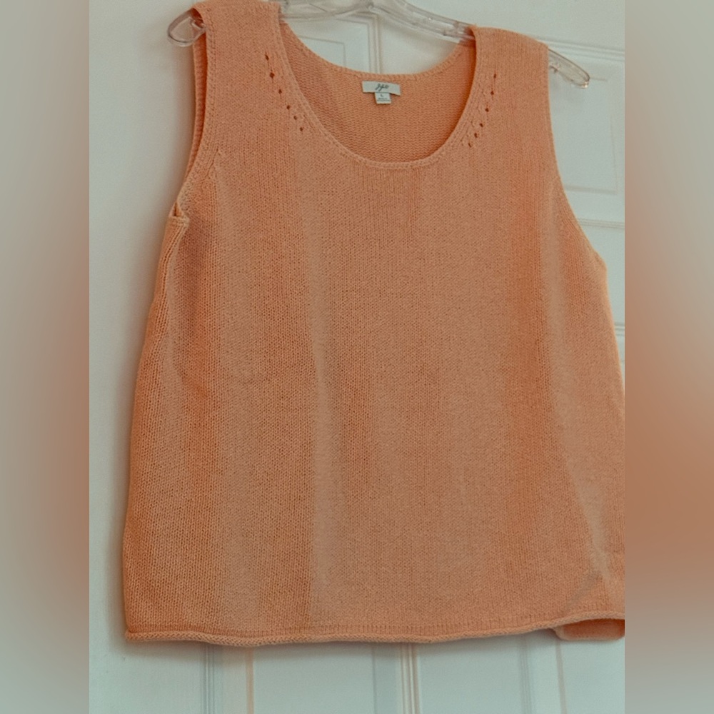 J. Jill Coral Sleeveless Tank Top
